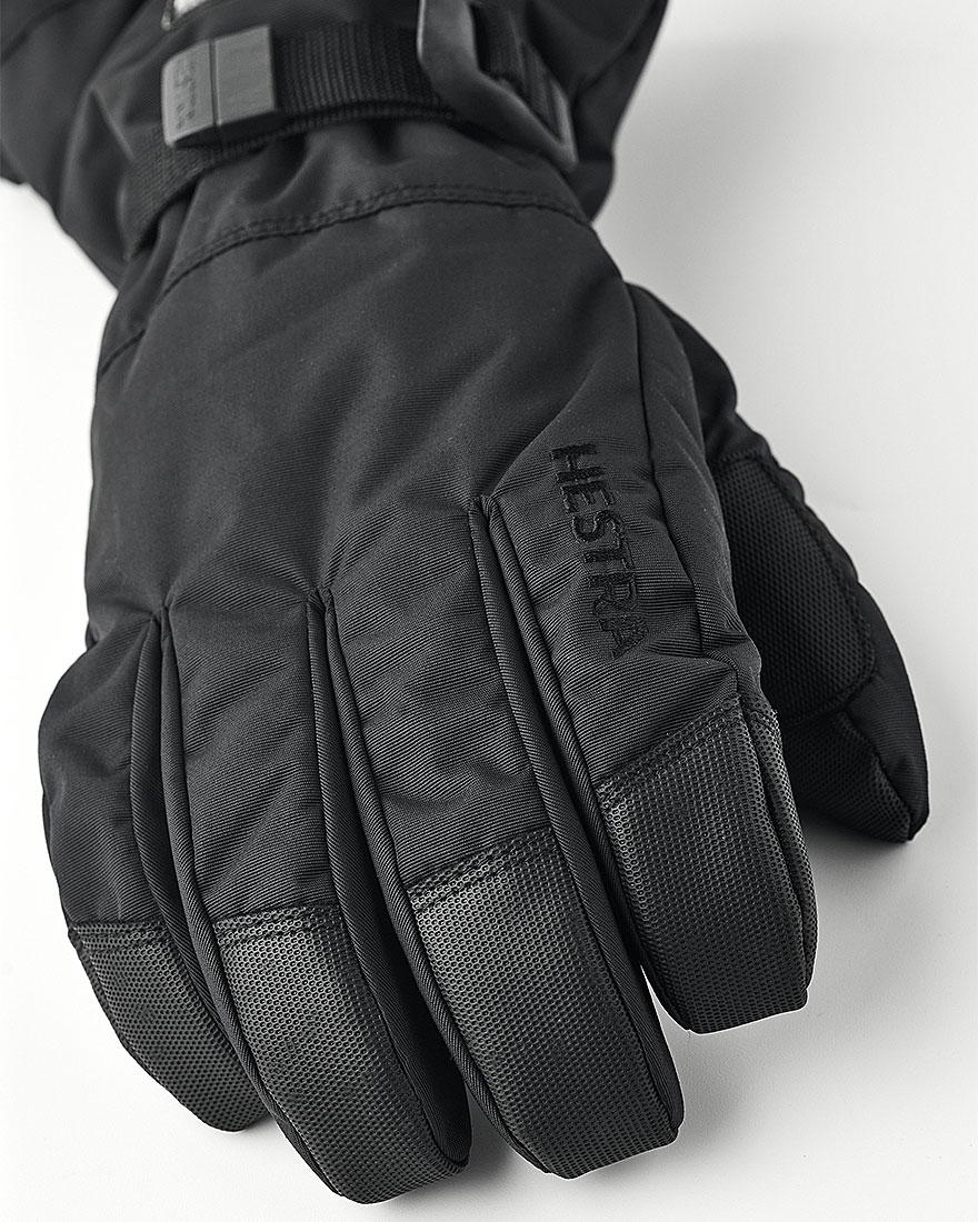 Hestra Handskar - Gauntlet Sr. - 5 finger Black/Black - Standtall.se