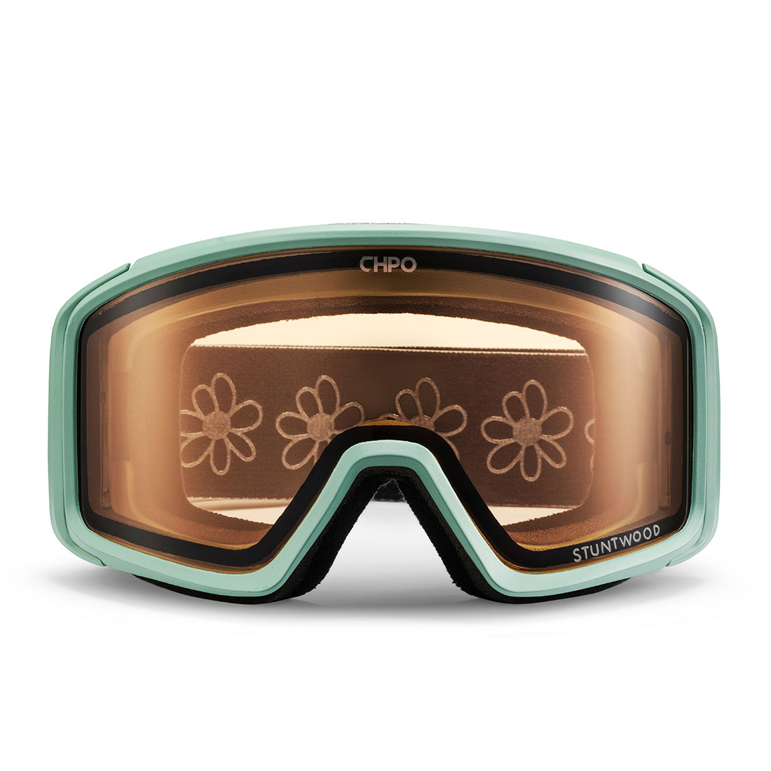 CHPO Goggles - Stuntwood Mint - Silver Mirror + Extra Lens - 2