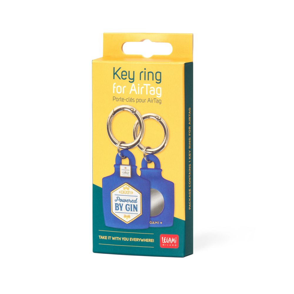 Nyckelring för Airtag, Gin