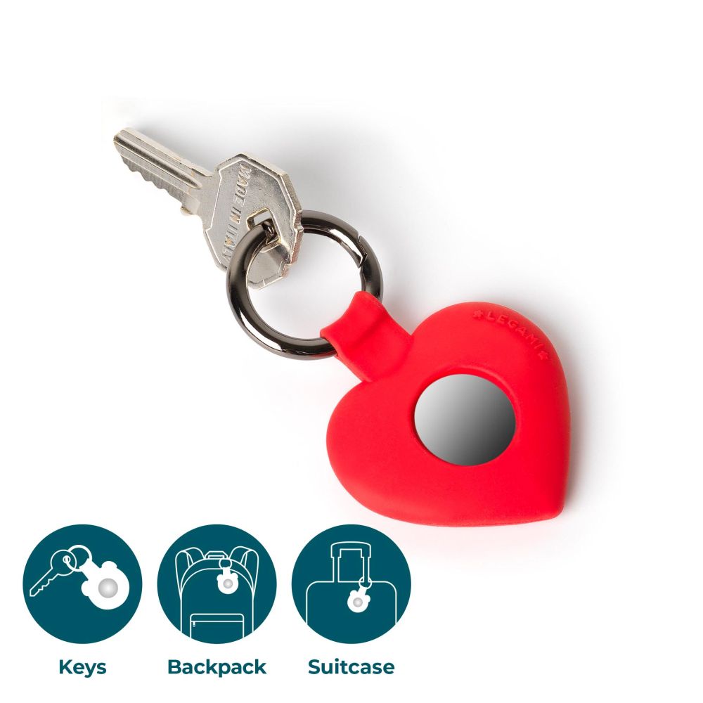 Nøglering för Airtag, Heart - 9