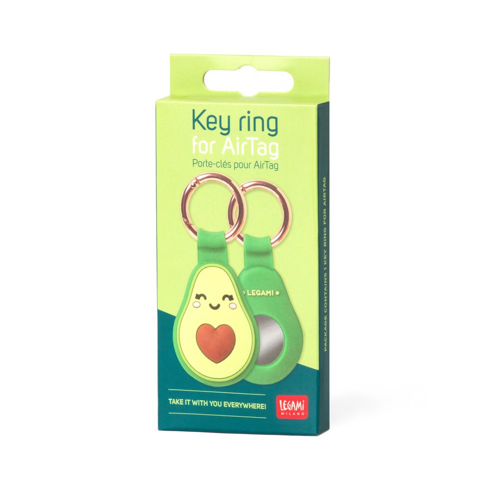 Nyckelring för Airtag, Avocado