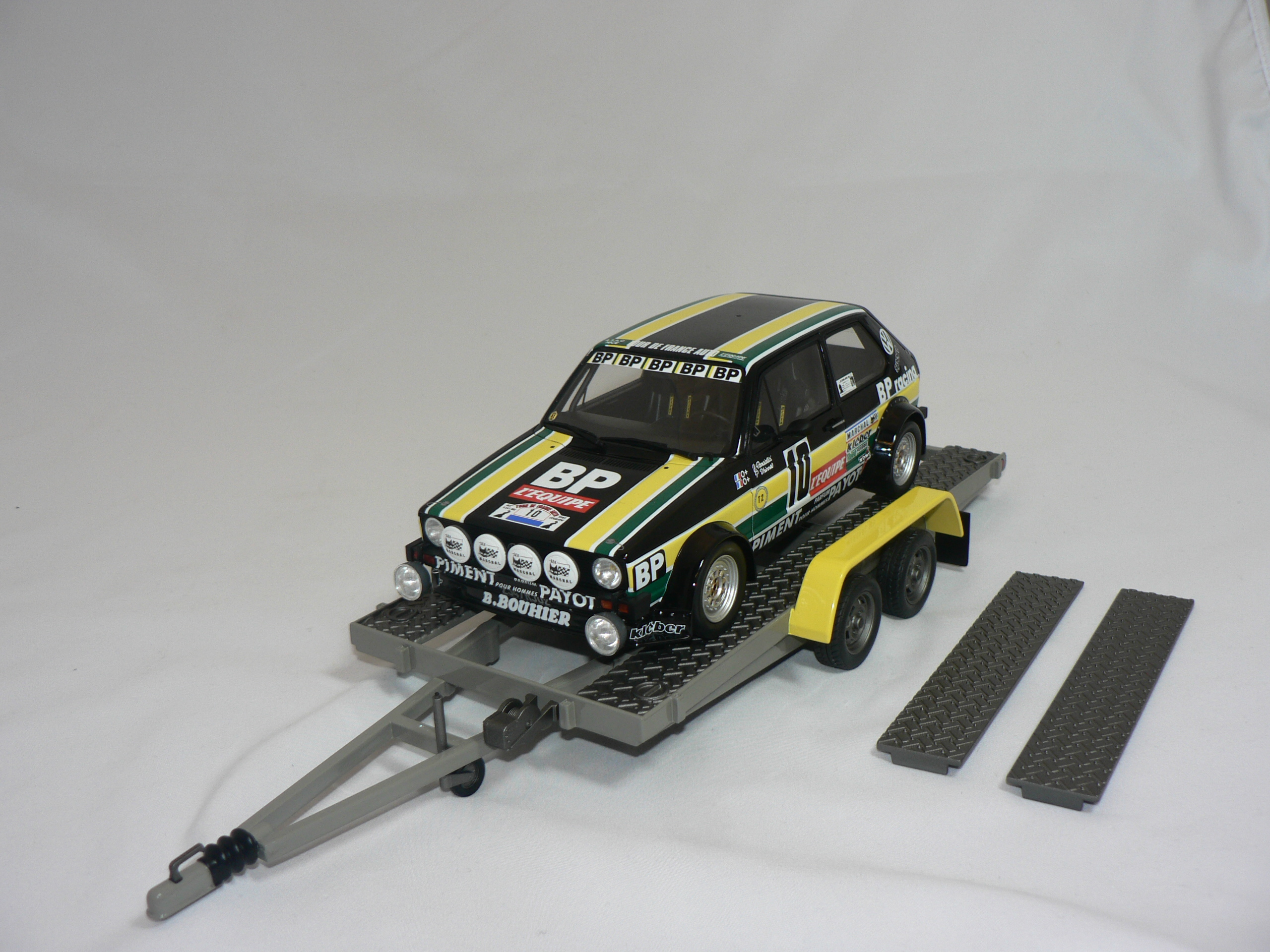 VW Rally Set 1981  LT35+Släp+ Golf  1:18 Otto-mobile - 6