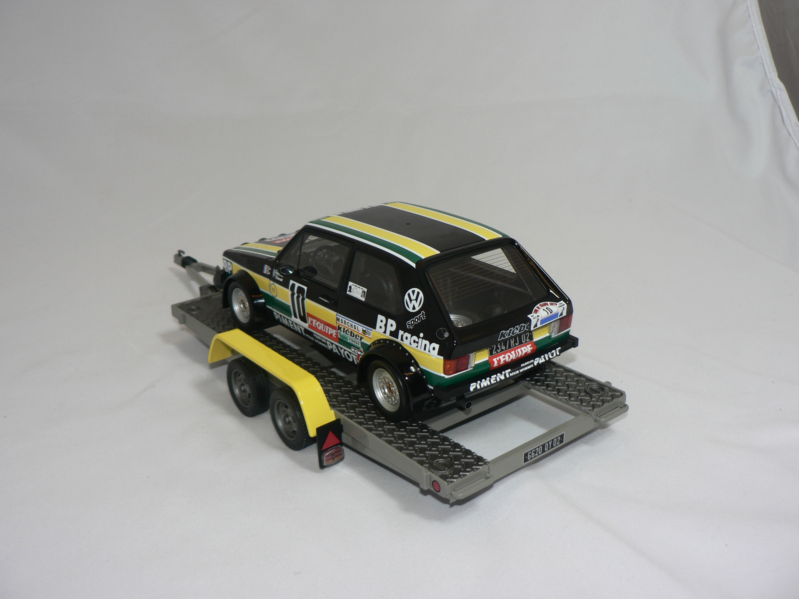VW Rally Set 1981  LT35+Släp+ Golf  1:18 Otto-mobile - 5