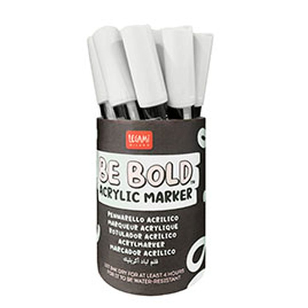 Be bold, Acrylic marker, White - 2