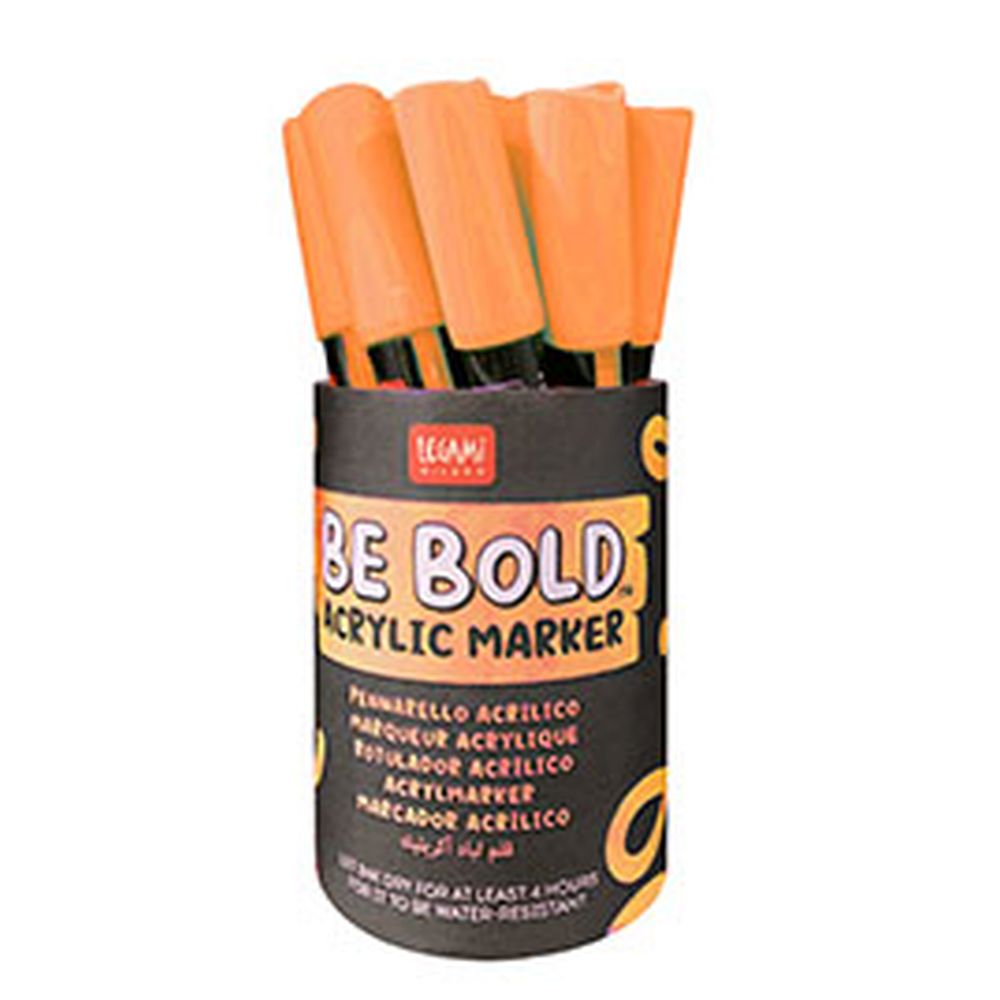 Be bold, Acrylic marker, Orange - 2