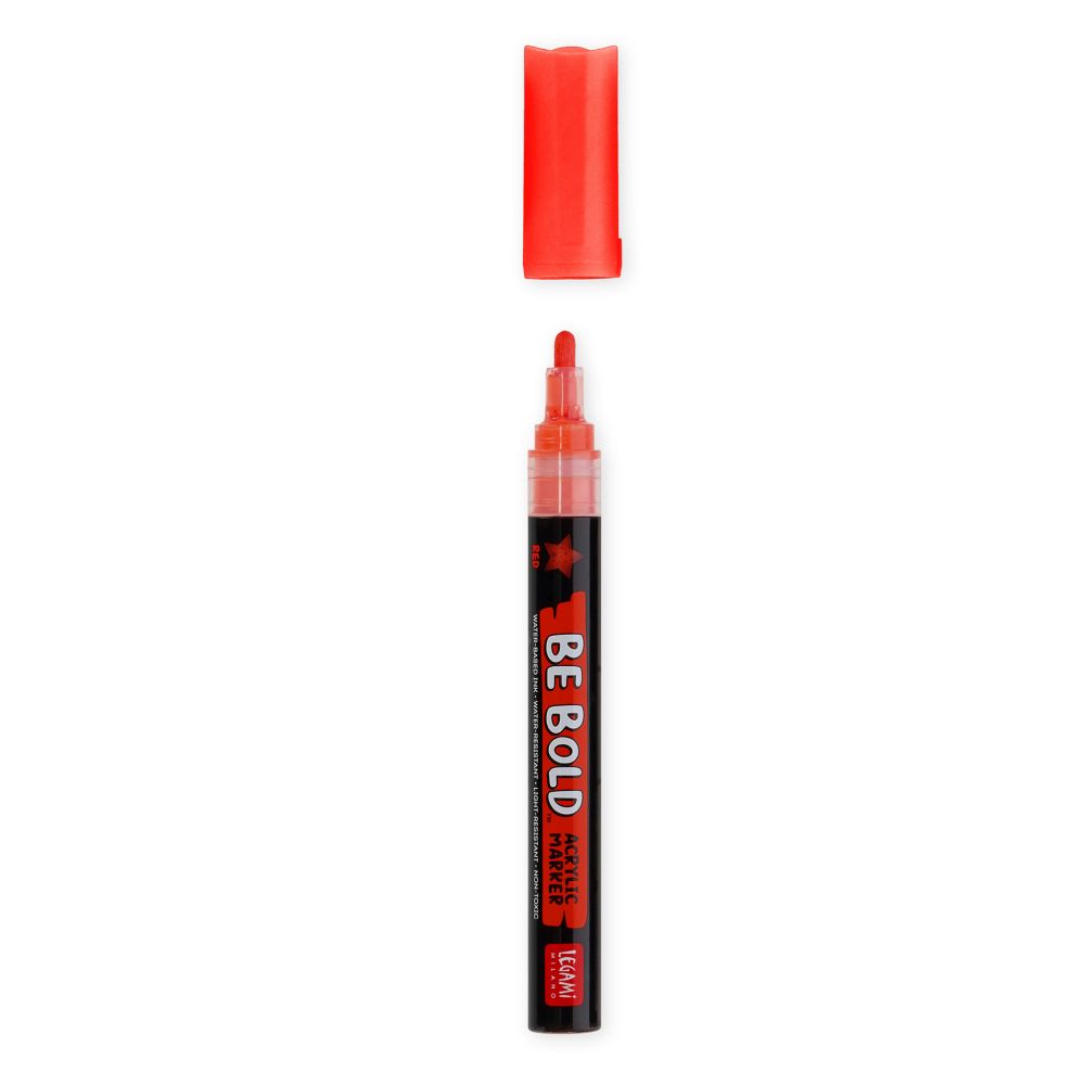 Be bold, Acrylic marker, Red - 3