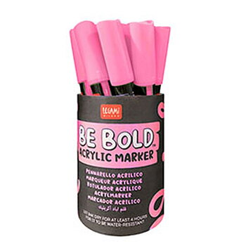 Be bold, Acrylic marker, Pink