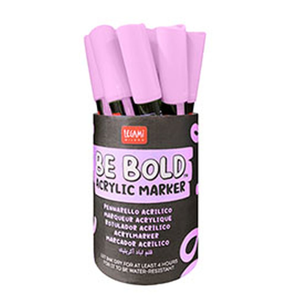 Be bold, Acrylic marker, Lilac - 2