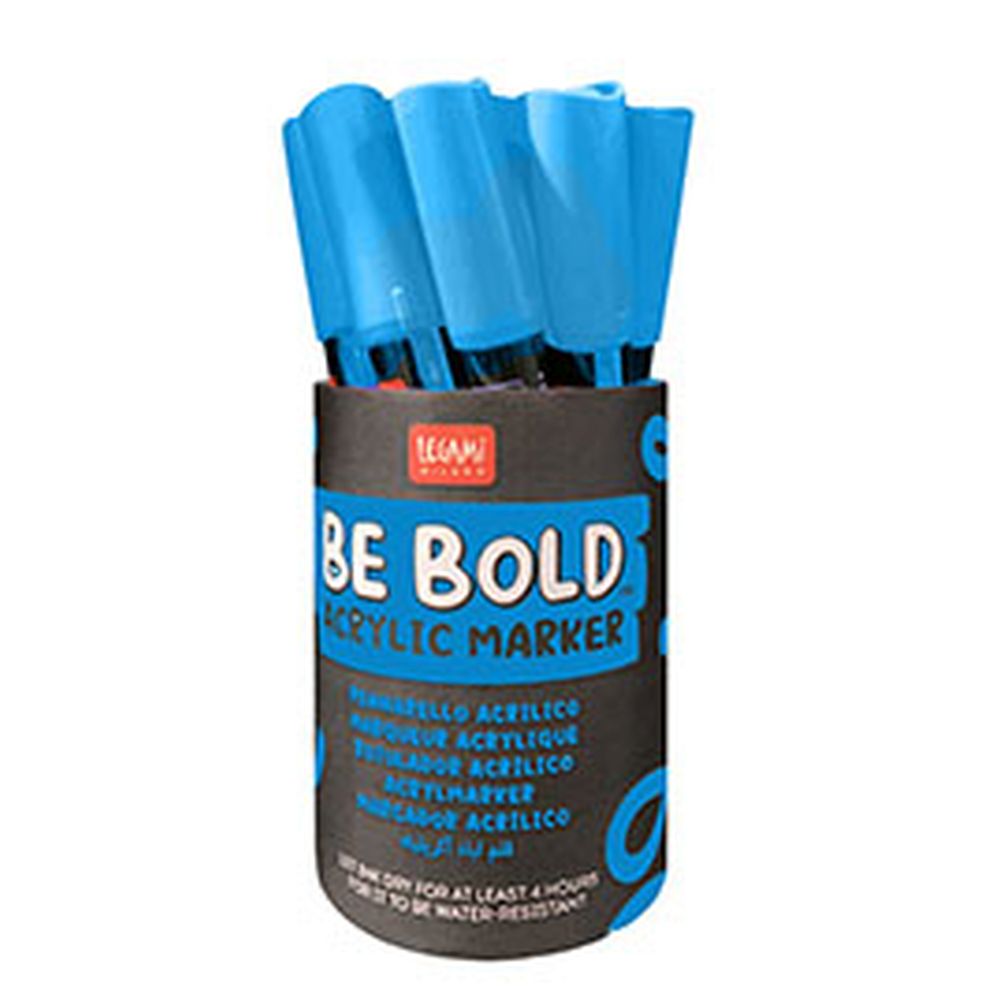 Be bold, Acrylic marker, Sky Blue - 2