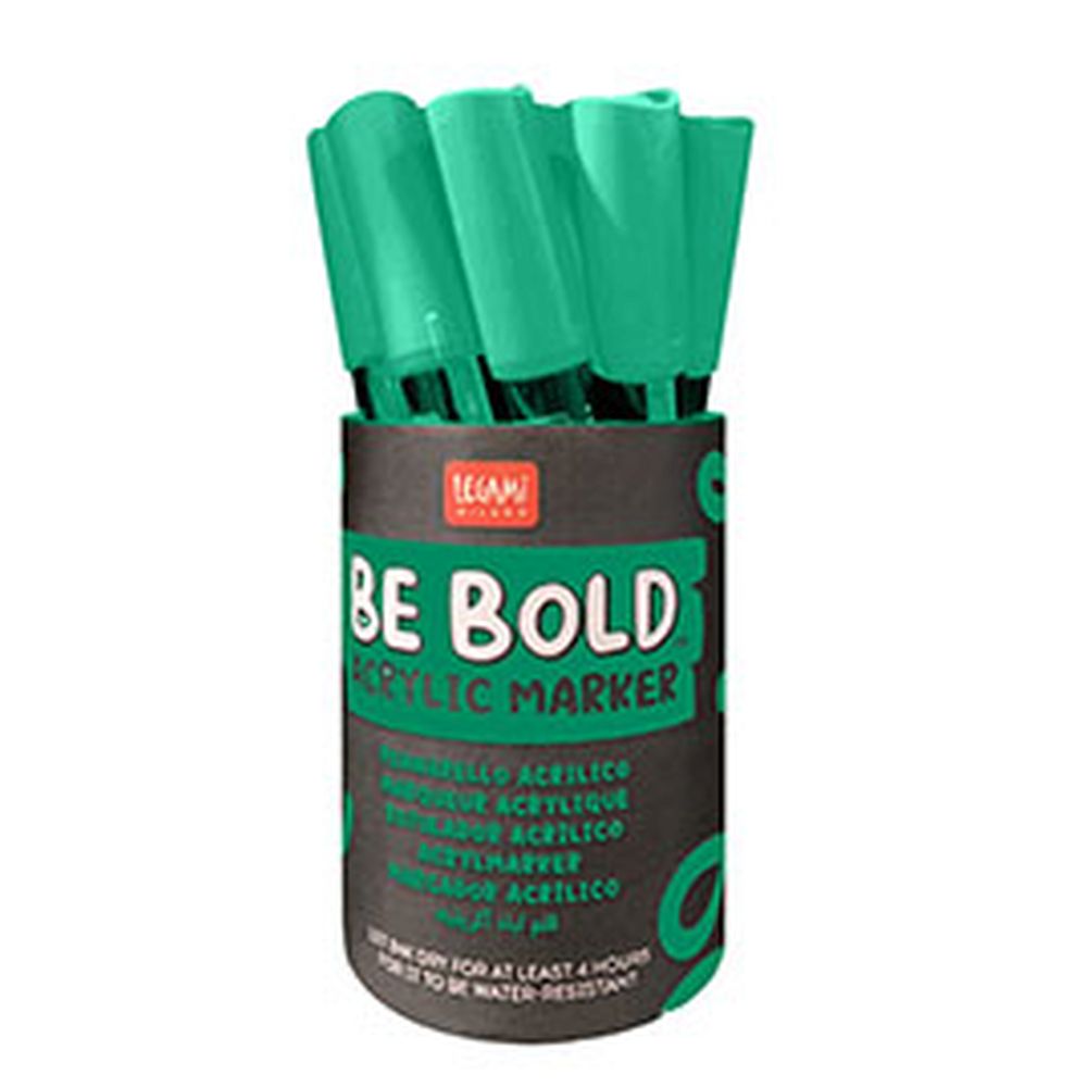 Be bold, Acrylic marker, Green - 2