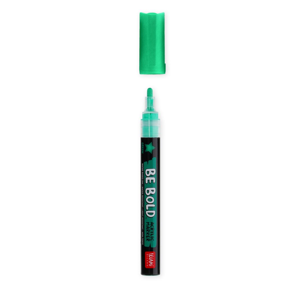Be bold, Acrylic marker, Green - 3