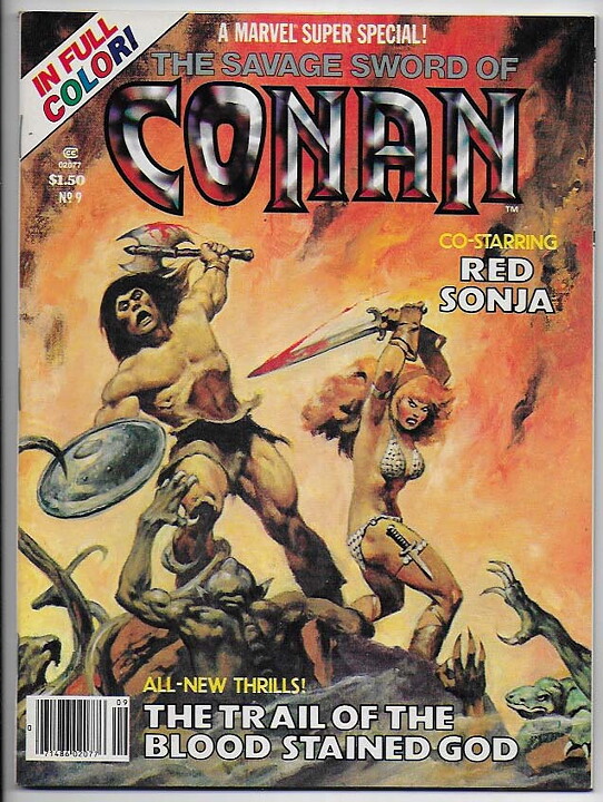 Marvel Comics Super Special # 9 VF/NM Conan/Red Sonja