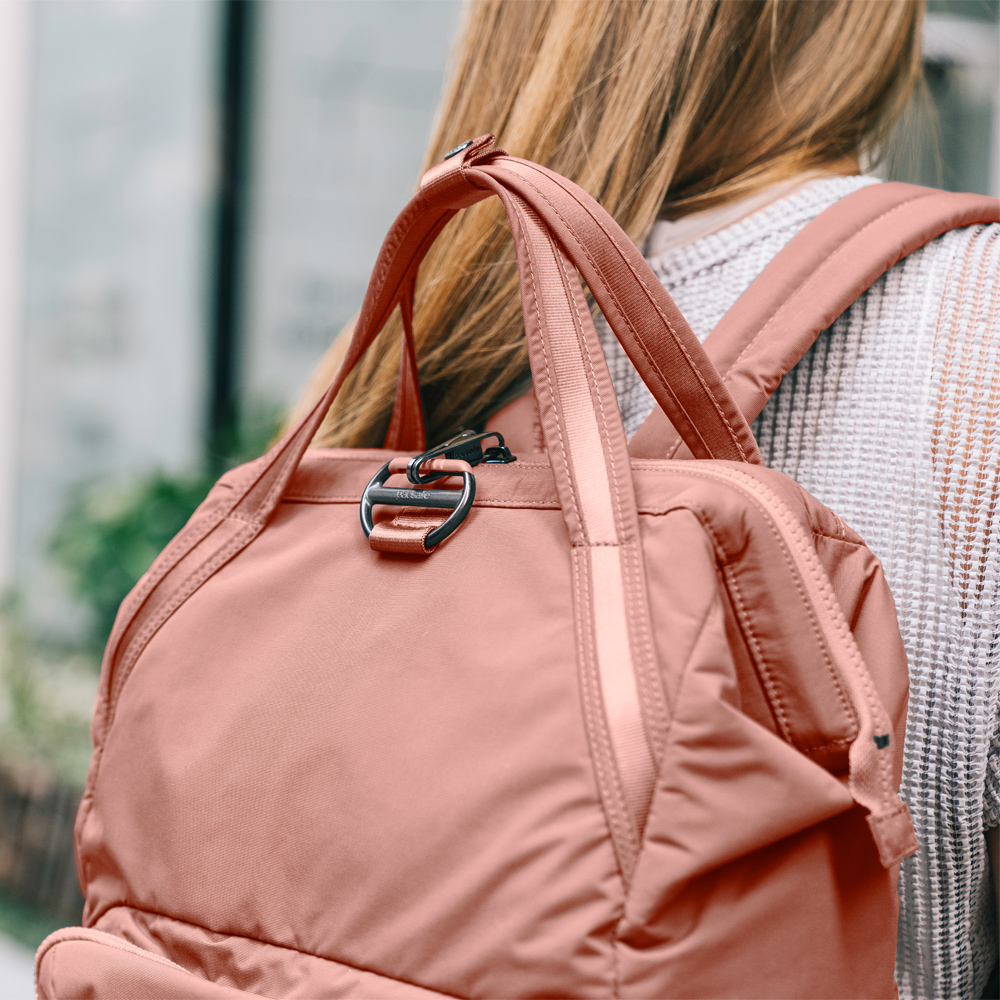 Stöldsäker ryggsäck - PACSAFE Citysafe CX Backpack Rose - 3
