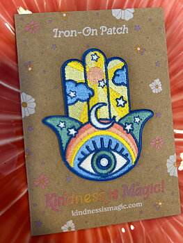 Tygmärke "Hamsa"