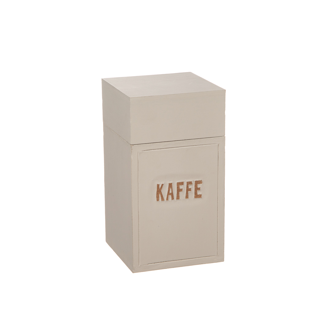 Träburk sand - Kaffe