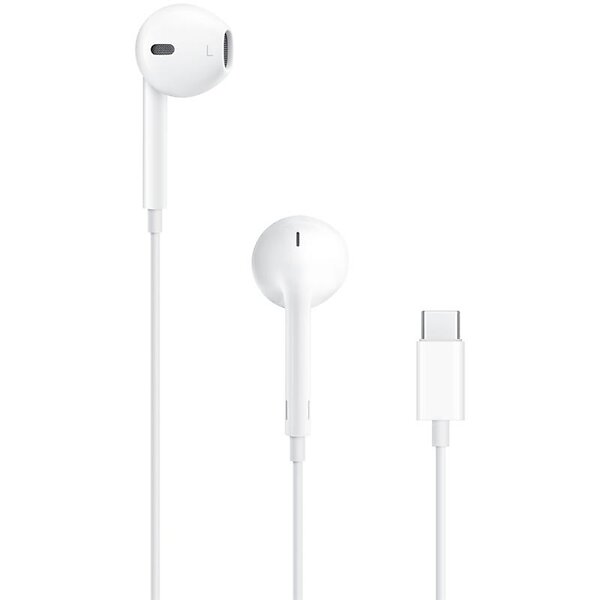 Hörlurar med mikrofon och fjärrkontroll, USB-C In-ear För Android & IOS Enheter