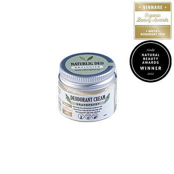 Ekologisk Deodorant Cream 15ml- Grapefrukt