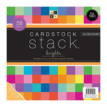 DCWV Cardstock Stack Brights