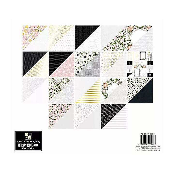 DCWV Cardstock Stack Wedding Days