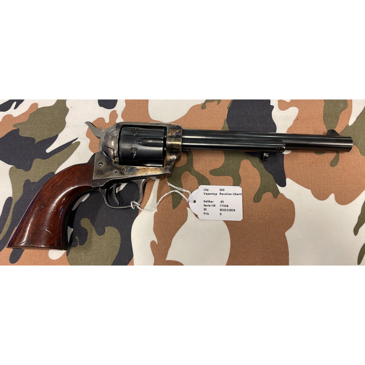 Revolver Uberti 1873 kal 45- VMB EJ MOMS