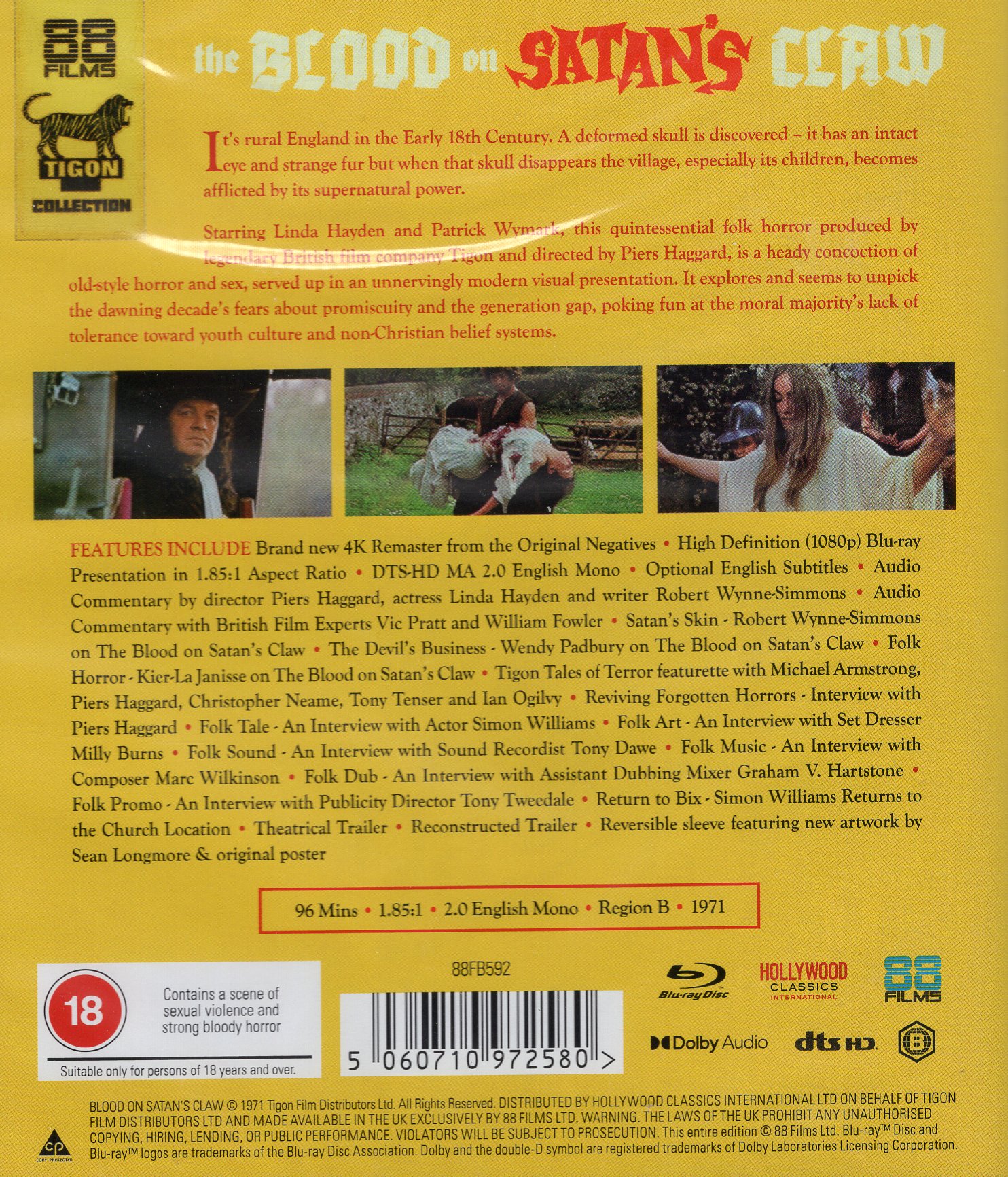 Blood On Satan's Claw (ej svensk text) (Blu-ray) - 2
