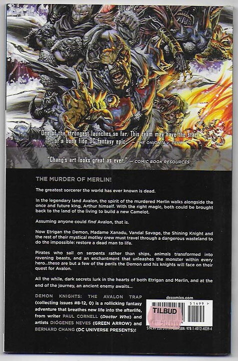 Demon Knights: Volume 2 - The Avalon Trap TP NM- Prislappar