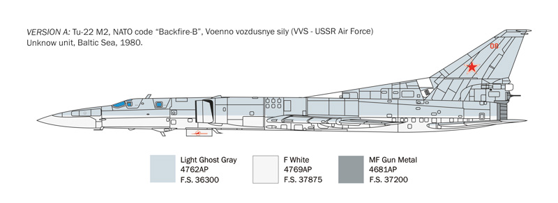 Tu-22M2 Backfire B 1/72 - 3