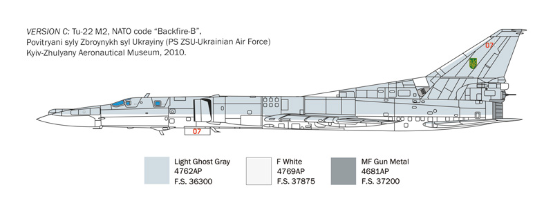 Tu-22M2 Backfire B 1/72 - 5