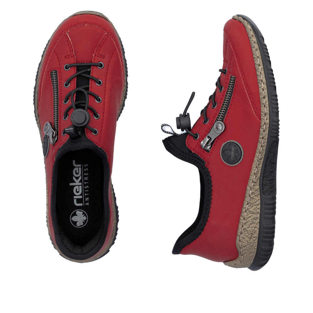 Rieker Damsneaker Ready 2GO Röd - 8