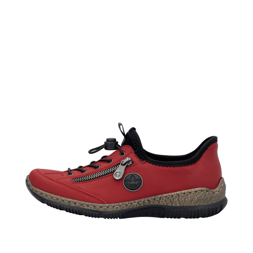 Rieker Damsneaker Ready 2GO Röd - 5