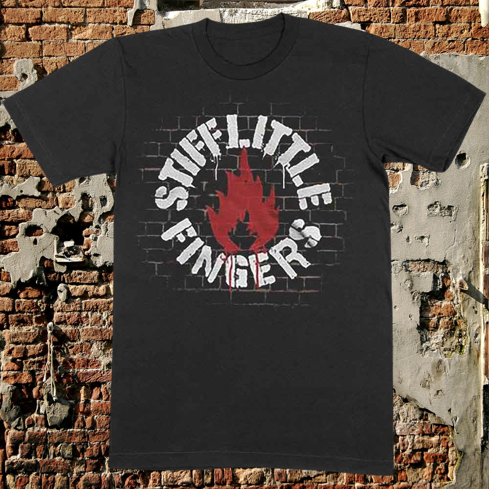 STIFF LITLE FINGERS - T-SHIRT, WALL - 3