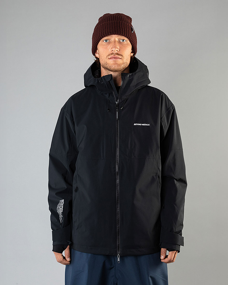 Beyond Medals Snowboardjacka - Fullzip Jacket 2L Black - 3