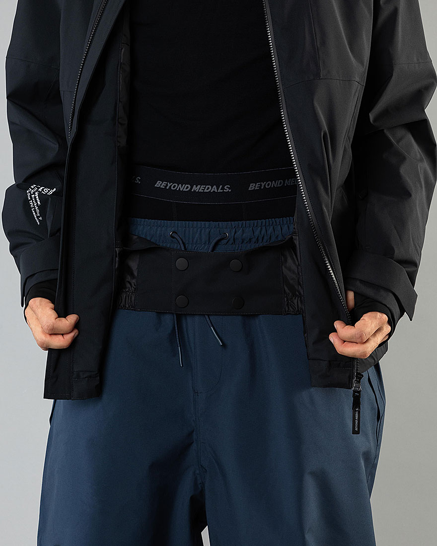 Beyond Medals Snowboardjacka - Fullzip Jacket 2L Black - 12