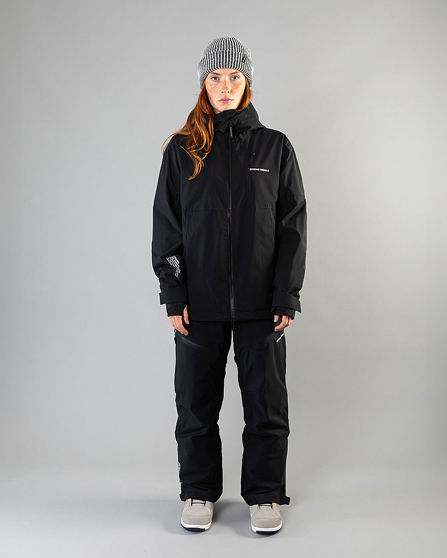 Beyond Medals Snowboardjacka - Fullzip Jacket 2L Black - 9