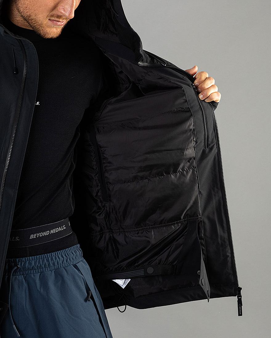 Beyond Medals Snowboardjacka - Fullzip Jacket 2L Black - Standtall.se
