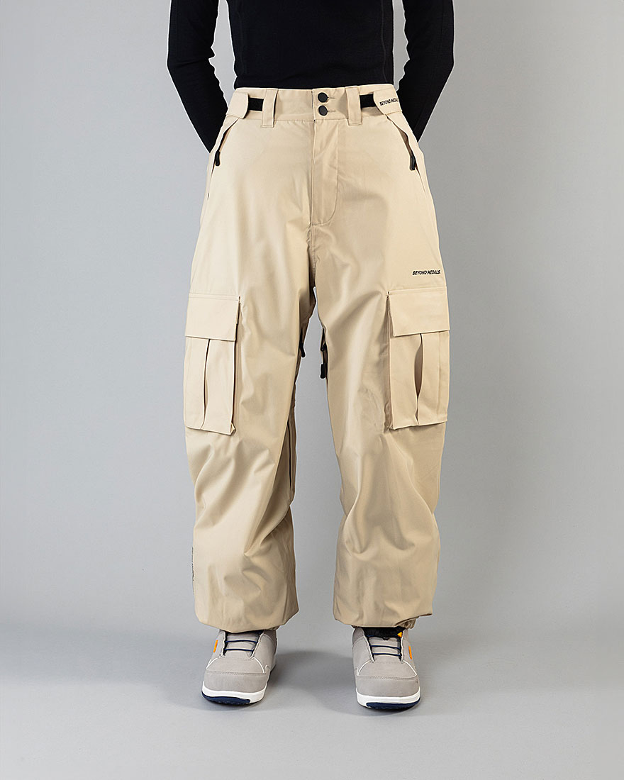 Beyond Medals Snowboard Pant - Cargo Pants 2L Beige