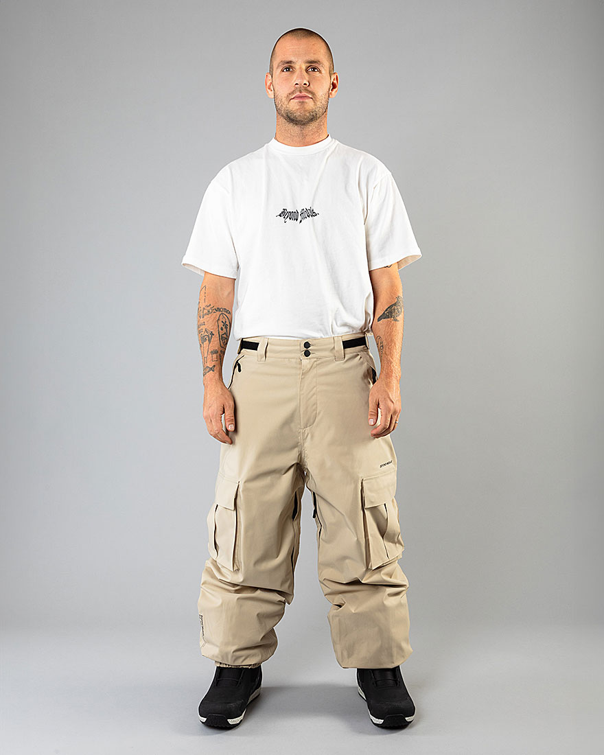 Beyond Medals Snowboard Pant - Cargo Pants 2L Beige
