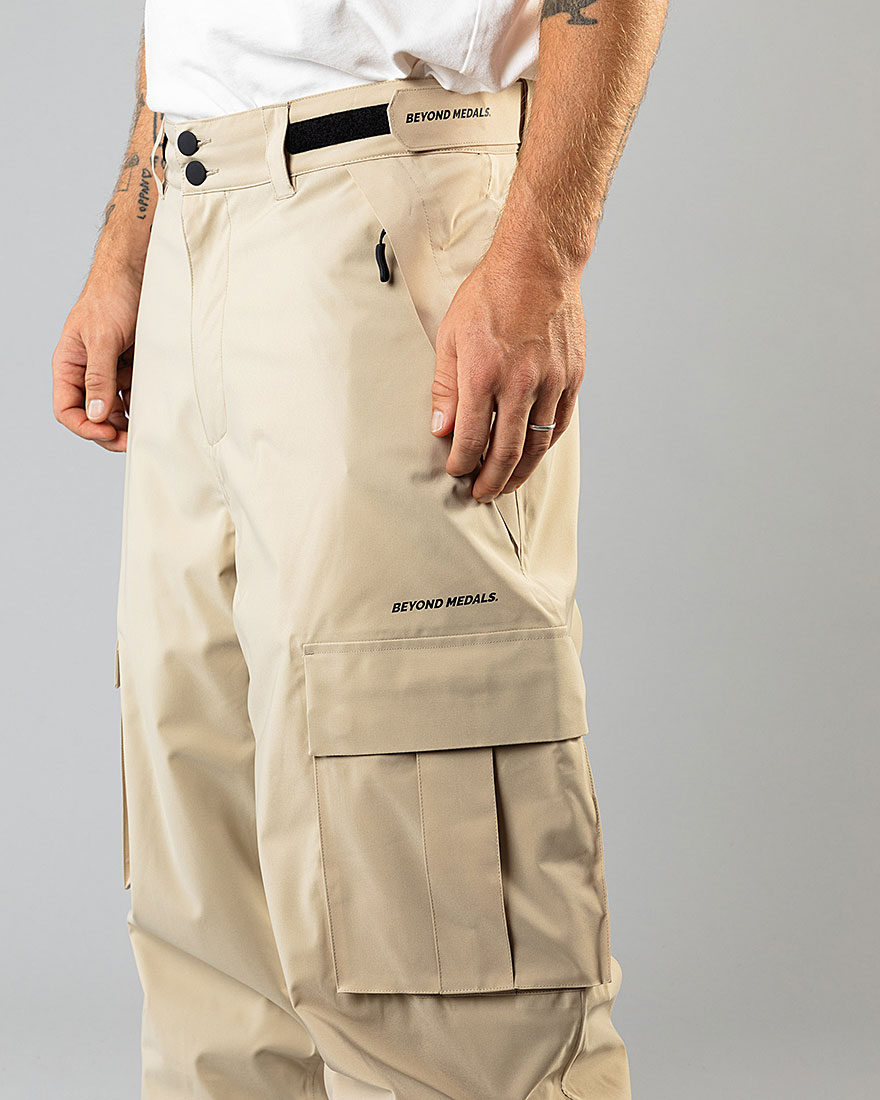 Beyond Medals Snowboardbyxa - Cargo Pants 2L Beige - 6