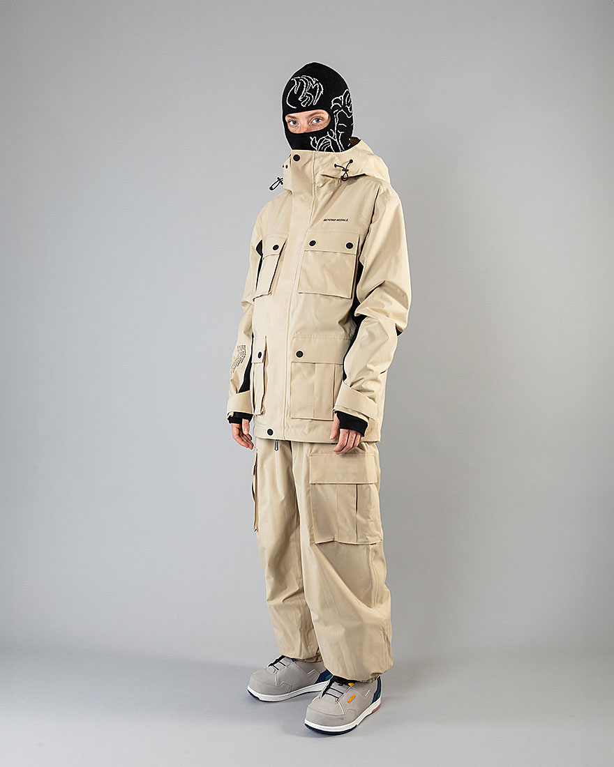 Beyond Medals Snowboardbyxa - Cargo Pants 2L Beige - 9