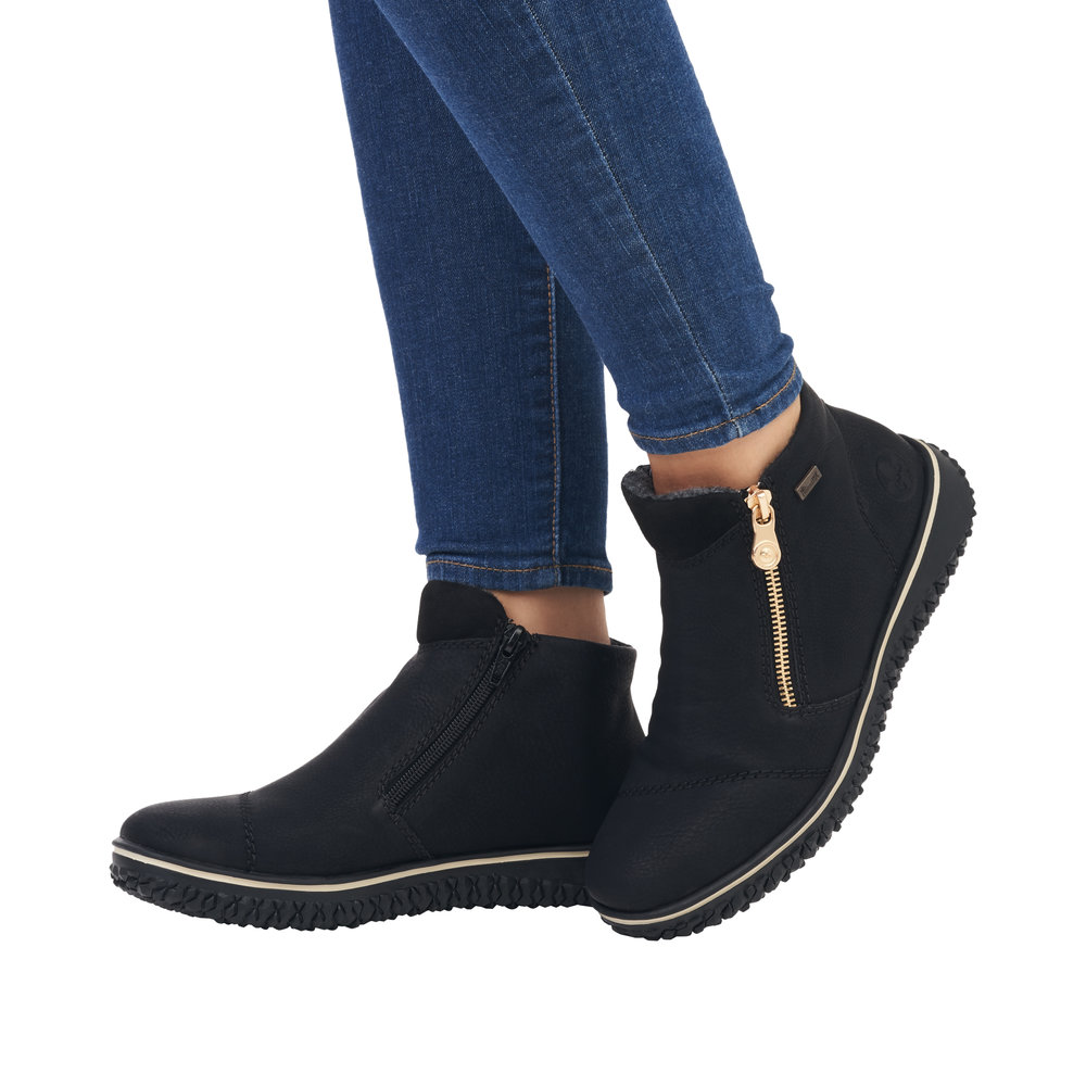 Rieker Damboots Varmfodrad Svart - 9