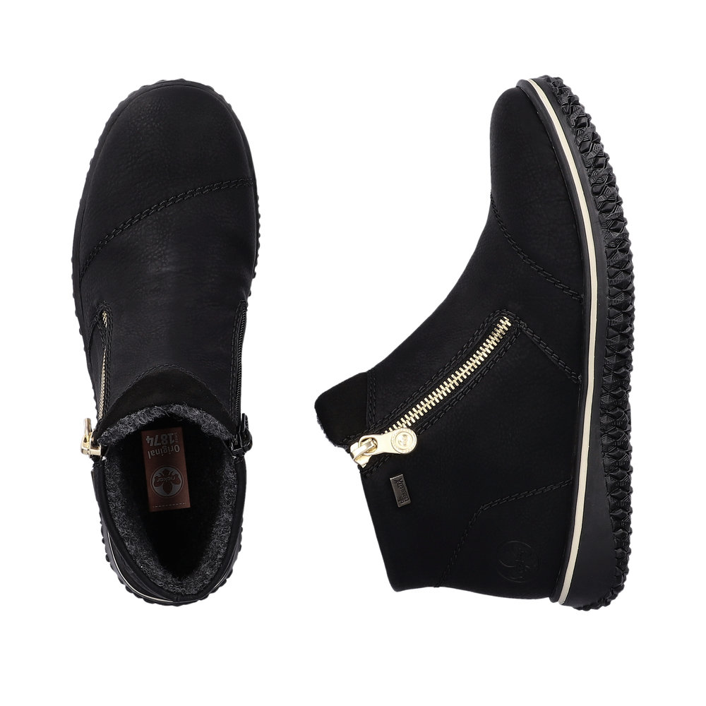 Rieker Damboots Varmfodrad Svart - 8