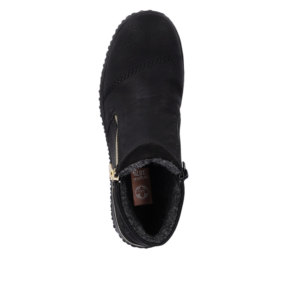 Rieker Damboots Varmfodrad Svart - 4