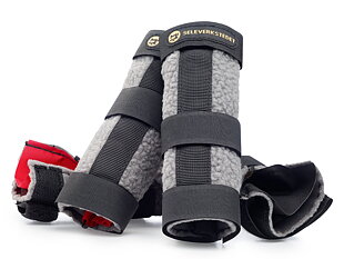 Fleece Grey Benskydd 4-pack