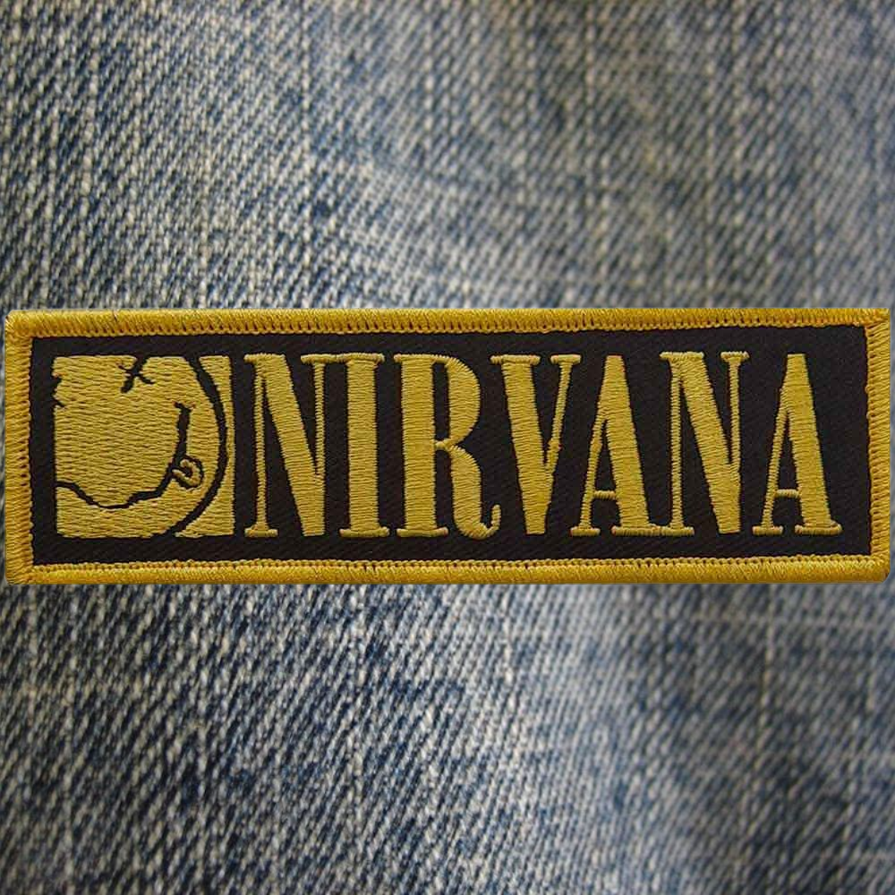 NIRVANA - PATCH, LOGO & HAPPY FACE