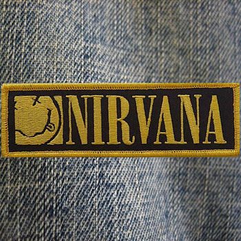 NIRVANA - PATCH, LOGO & HAPPY FACE