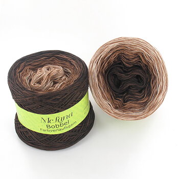 Colourful Yarn Cake 50/50, chocolate flavour (750 m)
