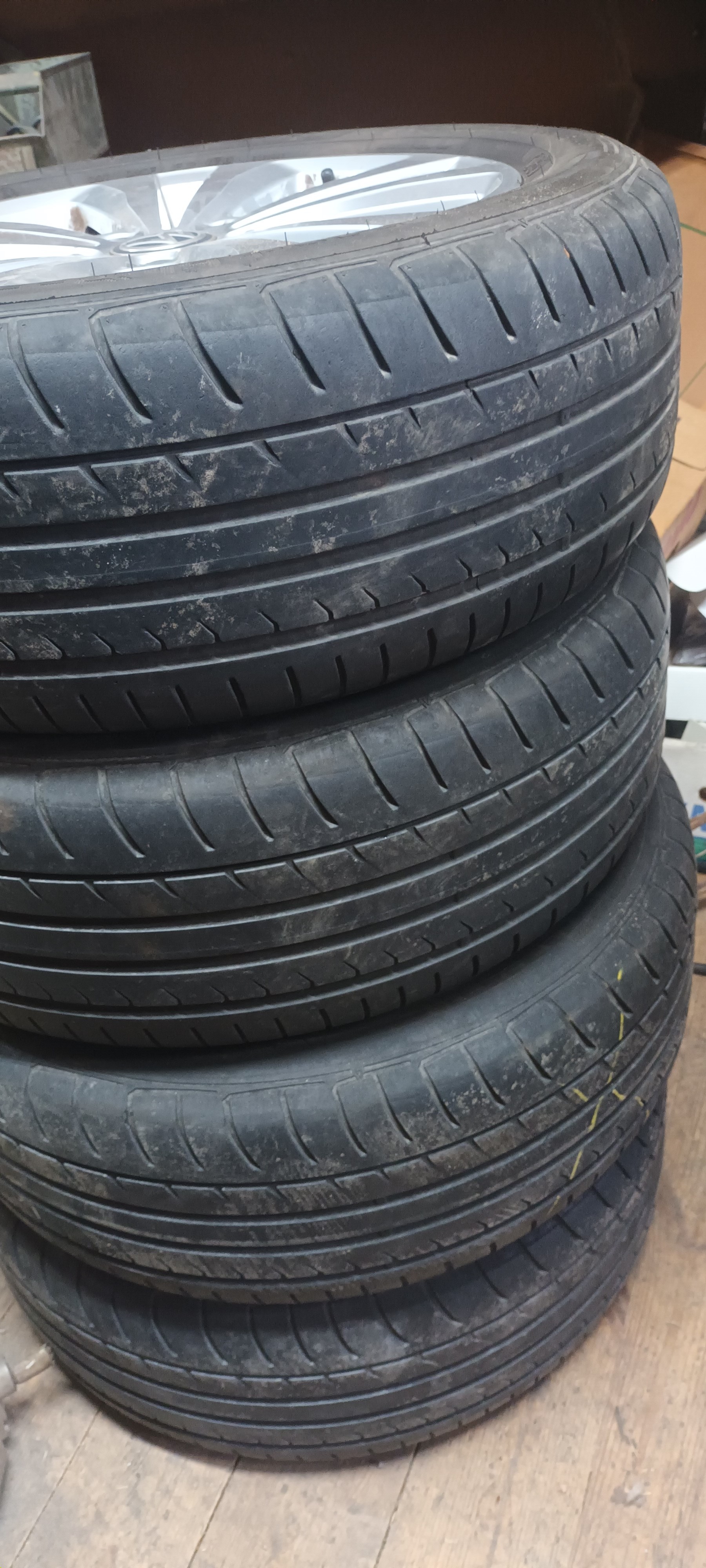 205/55R16 Komplett original hjul, Dunlop  - 2