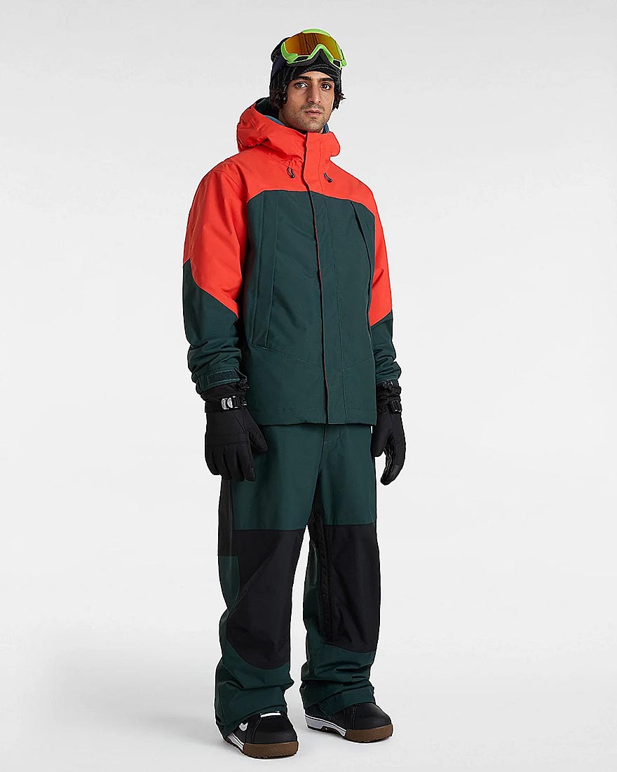 Vans Snowboardbyxa MTE Hellbound Black/Green Gables - 6