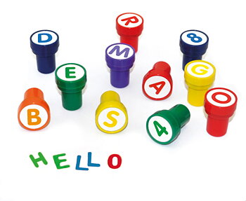 Stämplar 35 st bokstäver & siffror