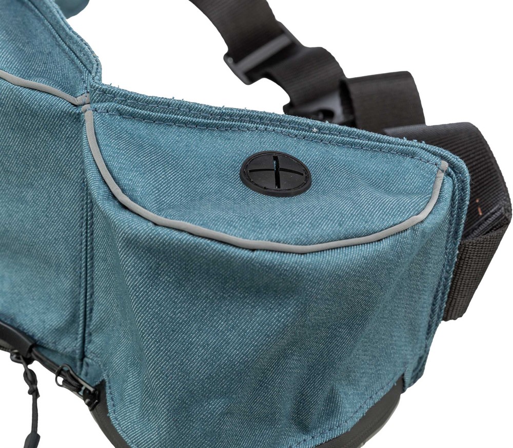 Trixie Hip Pack  Baggy Belt 62-125 cm - Blue - integrated poo bag holder
